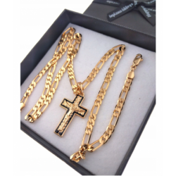 Złoty Łańcuszek Figaro 18K...